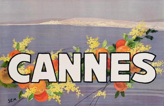 Cannes Oranges Draeger Imp 1930 | Vintage Travel Posters 1891-1970