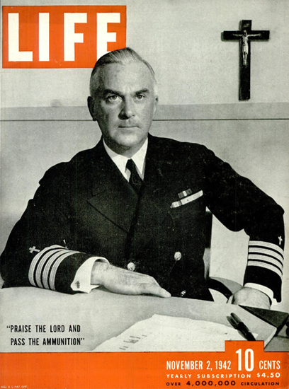 Captain William A Maguire 2 Nov 1942 Copyright Life Magazine | Life Magazine BW Photo Covers 1936-1970