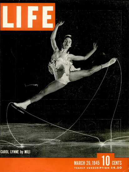 Carol Lynne by Mili 26 Mar 1945 Copyright Life Magazine | Life Magazine BW Photo Covers 1936-1970