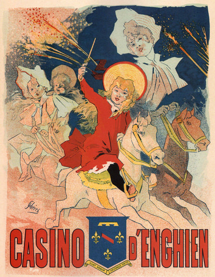 Casino D Enghien France Merry-Go-Round | Vintage Ad and Cover Art 1891-1970