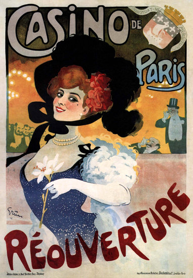 Casino De Paris France Reouverture | Sex Appeal Vintage Ads and Covers 1891-1970