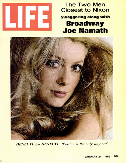 Catherine Deneuve in Belle de Jour 24 Jan 1969 Copyright Life Magazine | Life Magazine Color Photo Covers 1937-1970