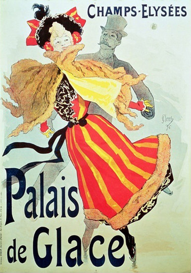 Champs-Elysees Palais de Glace Paris 1893 | Sex Appeal Vintage Ads and Covers 1891-1970