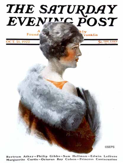 Charles A MacLellan Artist Saturday Evening Post 1922_10_21 | The Saturday Evening Post Graphic Art Covers 1892-1930