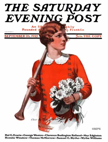 Charles A MacLellan Artist Saturday Evening Post 1925_09_26 | The Saturday Evening Post Graphic Art Covers 1892-1930