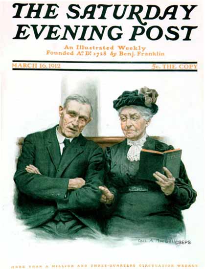 Charles A MacLellan Saturday Evening Post 1912_03_16 | The Saturday Evening Post Graphic Art Covers 1892-1930