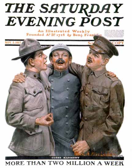 Charles A MacLellan Saturday Evening Post 1917_11_03 | The Saturday Evening Post Graphic Art Covers 1892-1930