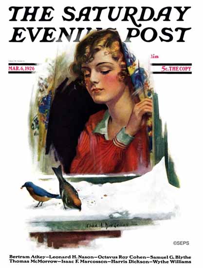 Charles A MacLellan Saturday Evening Post 1926_03_06 | The Saturday Evening Post Graphic Art Covers 1892-1930