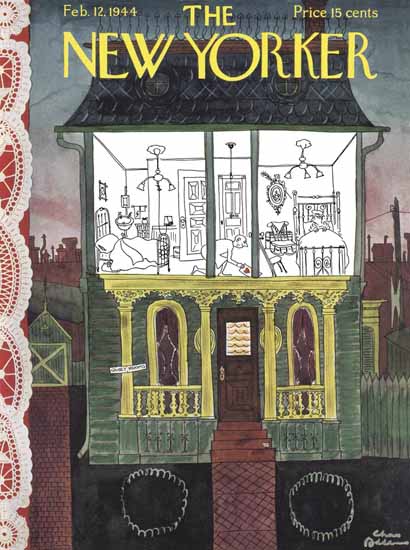 Charles Addams The New Yorker 1944_02_12 Copyright | Mad Men Art