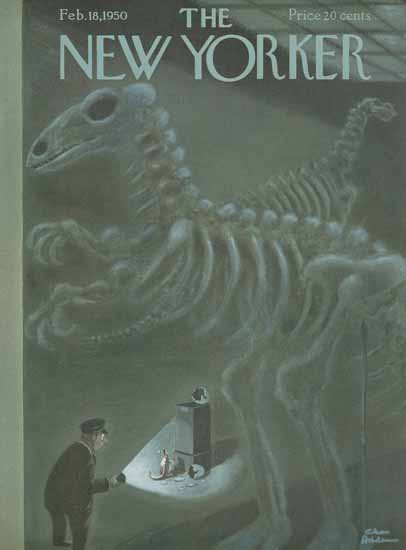 Charles Addams The New Yorker 1950_02_18 Copyright | The New Yorker Graphic Art Covers 1946-1970