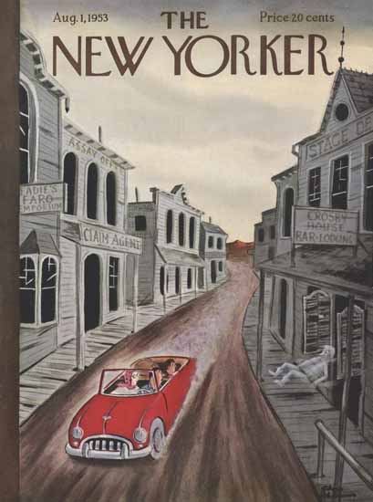 Charles Addams The New Yorker 1953_08_01 Copyright | The New Yorker Graphic Art Covers 1946-1970