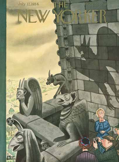 Charles Addams The New Yorker 1954_07_17 Copyright | The New Yorker Graphic Art Covers 1946-1970