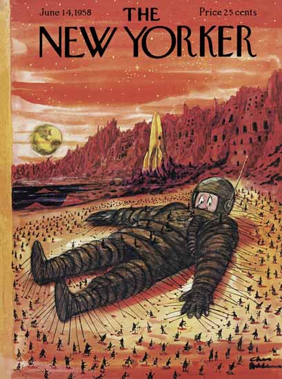 Charles Addams The New Yorker 1958_06_14 Copyright | The New Yorker Graphic Art Covers 1946-1970