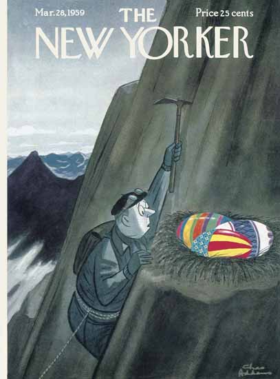 Charles Addams The New Yorker 1959_03_28 Copyright | The New Yorker Graphic Art Covers 1946-1970