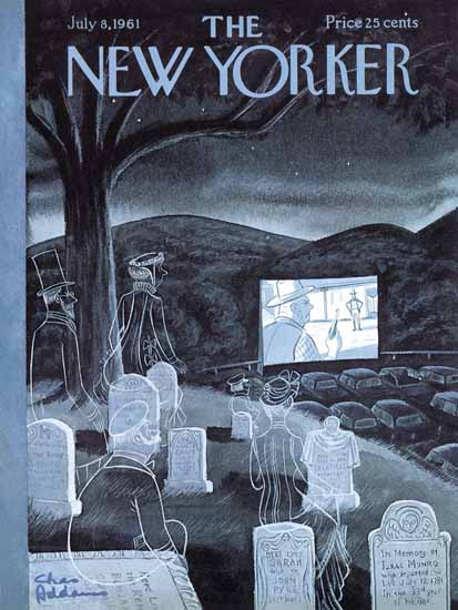 Charles Addams The New Yorker 1961_07_08 Copyright | The New Yorker Graphic Art Covers 1946-1970