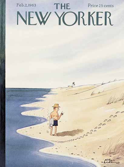 Charles Addams The New Yorker 1963_02_02 Copyright | The New Yorker Graphic Art Covers 1946-1970