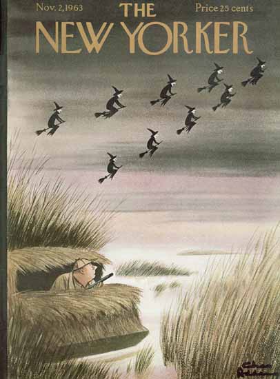 Charles Addams The New Yorker 1963_11_02 Copyright | The New Yorker Graphic Art Covers 1946-1970