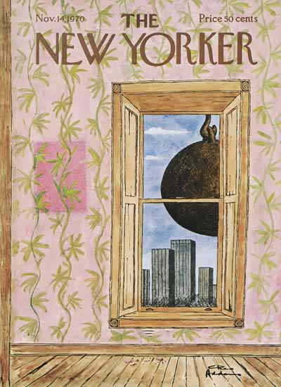 Charles Addams The New Yorker 1970_11_14 Copyright | The New Yorker Graphic Art Covers 1946-1970