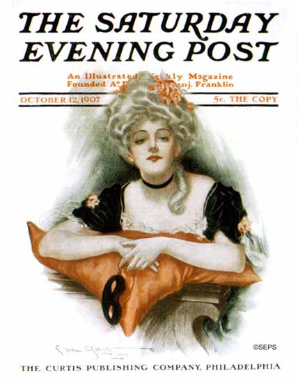 Charles Allan Gilbert Saturday Evening Post Cover 1907_10_12 | The Saturday Evening Post Graphic Art Covers 1892-1930