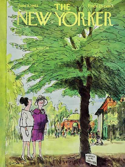 Charles D Saxon The New Yorker 1963_06_08 Copyright | The New Yorker Graphic Art Covers 1946-1970