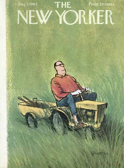 Charles D Saxon The New Yorker 1963_08_03 Copyright | The New Yorker Graphic Art Covers 1946-1970