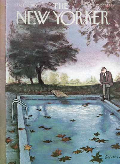 Charles D Saxon The New Yorker 1963_10_19 Copyright | The New Yorker Graphic Art Covers 1946-1970