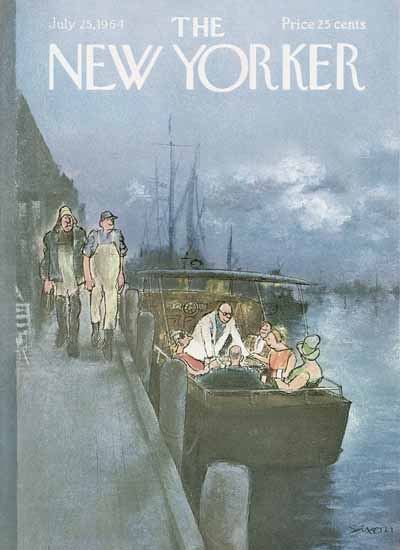 Charles D Saxon The New Yorker 1964_07_25 Copyright | The New Yorker Graphic Art Covers 1946-1970