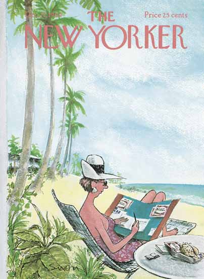 Charles D Saxon The New Yorker 1964_12_12 Copyright | The New Yorker Graphic Art Covers 1946-1970