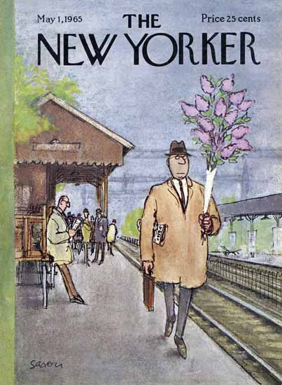 Charles D Saxon The New Yorker 1965_05_01 Copyright | The New Yorker Graphic Art Covers 1946-1970