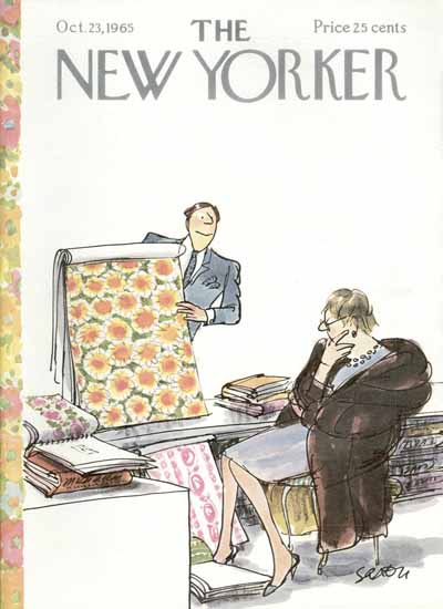 Charles D Saxon The New Yorker 1965_10_23 Copyright | The New Yorker Graphic Art Covers 1946-1970