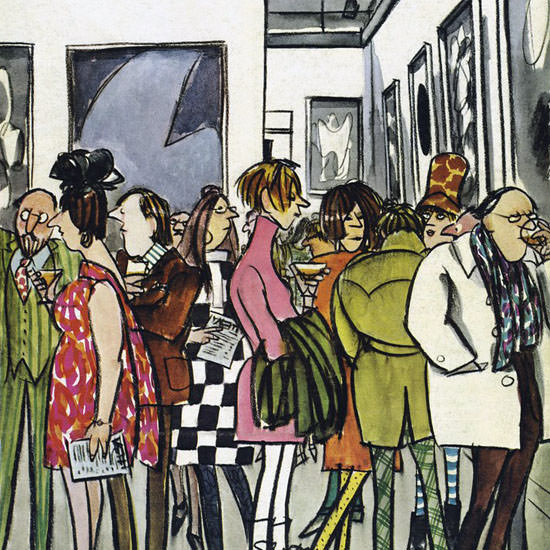 Charles D Saxon The New Yorker 1966_11_19 Copyright crop | Mad Men Art ...