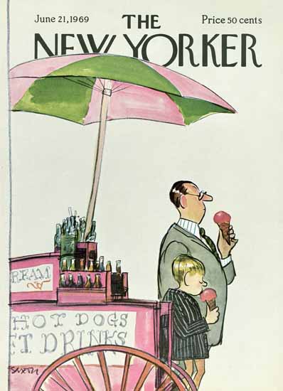 Charles D Saxon The New Yorker 1969_06_21 Copyright | The New Yorker Graphic Art Covers 1946-1970