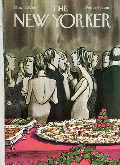 Charles D Saxon The New Yorker 1969_12_13 Copyright | The New Yorker Graphic Art Covers 1946-1970