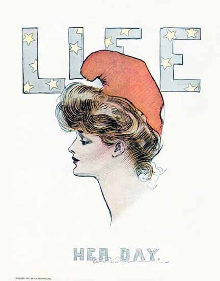 Charles Dana Gibson Life Magazine Her 1903-07-02 Copyright Sex Appeal | Sex Appeal Vintage Ads and Covers 1891-1970