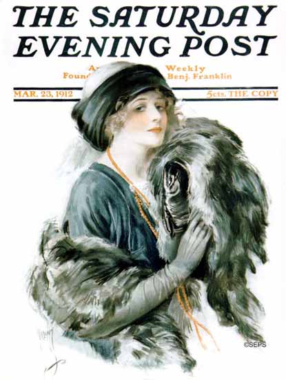 Charles David Williams Saturday Evening Post Cover 1912_03_23 | The Saturday Evening Post Graphic Art Covers 1892-1930