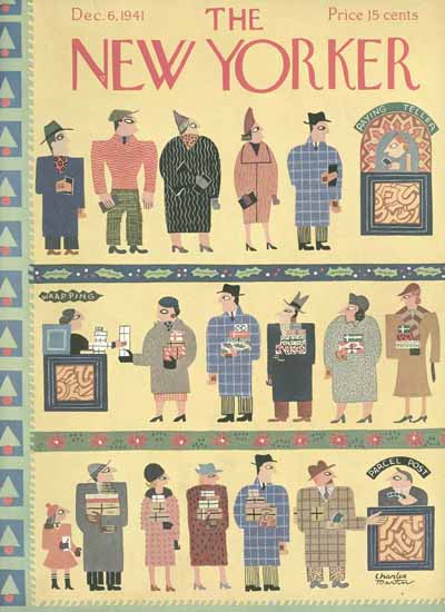 Charles E Martin The New Yorker 1941_12_06 Copyright | The New Yorker Graphic Art Covers 1925-1945