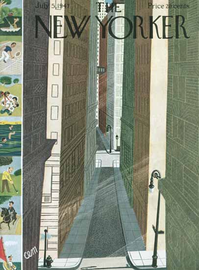 Charles E Martin The New Yorker 1947_07_05 Copyright | The New Yorker Graphic Art Covers 1946-1970