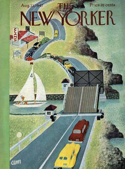 Charles E Martin The New Yorker 1947_08_23 Copyright | The New Yorker Graphic Art Covers 1946-1970