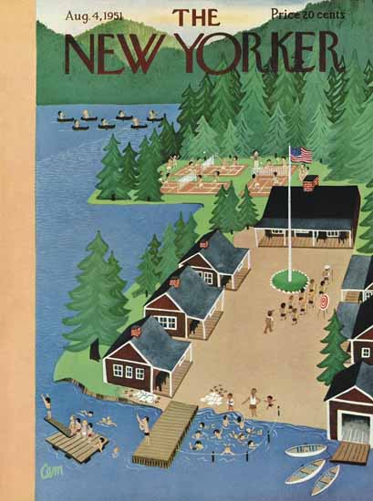 Charles E Martin The New Yorker 1951_08_04 Copyright | The New Yorker Graphic Art Covers 1946-1970