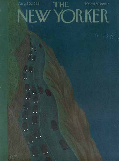 Charles E Martin The New Yorker 1952_08_30 Copyright | The New Yorker Graphic Art Covers 1946-1970