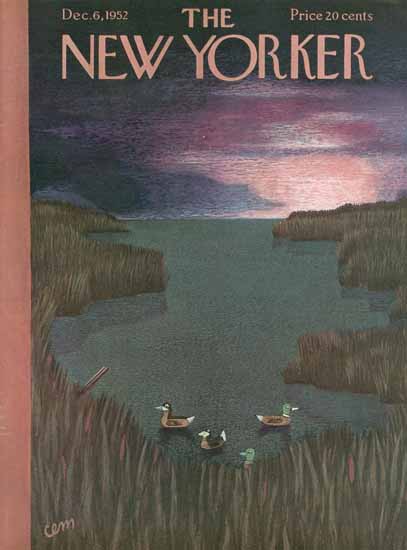 Charles E Martin The New Yorker 1952_12_06 Copyright | The New Yorker Graphic Art Covers 1946-1970