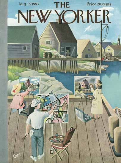 Charles E Martin The New Yorker 1953_08_15 Copyright | The New Yorker Graphic Art Covers 1946-1970