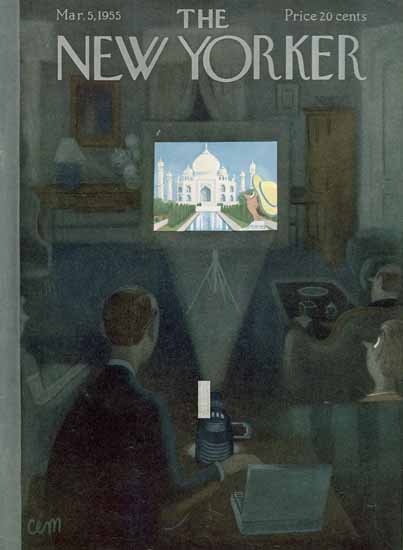 Charles E Martin The New Yorker 1955_03_05 Copyright | The New Yorker Graphic Art Covers 1946-1970