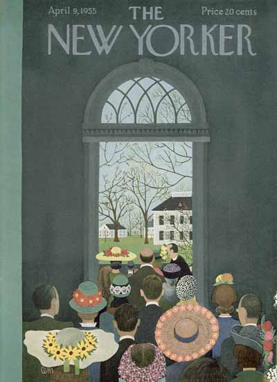 Charles E Martin The New Yorker 1955_04_09 Copyright | The New Yorker Graphic Art Covers 1946-1970