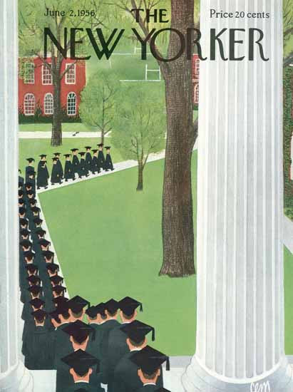 Charles E Martin The New Yorker 1956_06_02 Copyright | The New Yorker Graphic Art Covers 1946-1970