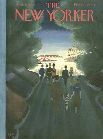 Charles E Martin The New Yorker 1956_09_01 Copyright | The New Yorker Graphic Art Covers 1946-1970