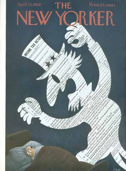 Charles E Martin The New Yorker 1959_04_11 Copyright | The New Yorker Graphic Art Covers 1946-1970