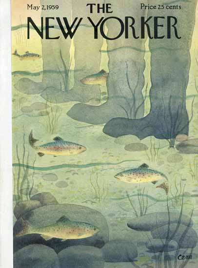 Charles E Martin The New Yorker 1959_05_02 Copyright | The New Yorker Graphic Art Covers 1946-1970