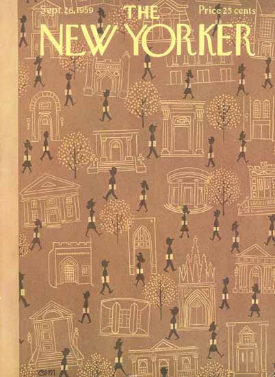 Charles E Martin The New Yorker 1959_09_26 Copyright | The New Yorker Graphic Art Covers 1946-1970