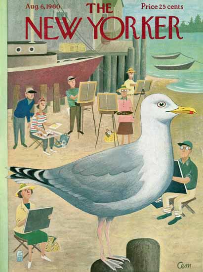 Charles E Martin The New Yorker 1960_08_06 Copyright | The New Yorker Graphic Art Covers 1946-1970